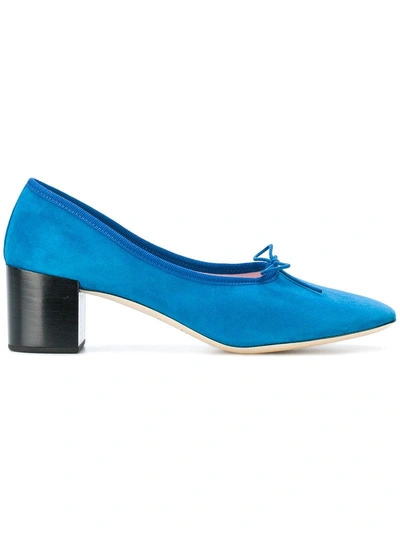 Repetto Ballerina Bow Pumps In Blue