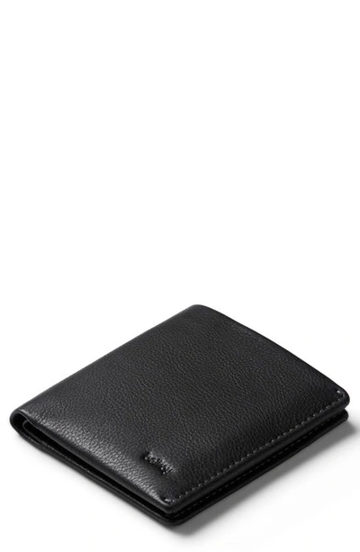 Bellroy Note Sleeve Rfid Wallet - Obsidian Colour: Obsidian In Black