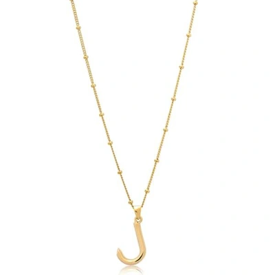 Edge Of Ember J Initial Necklace
