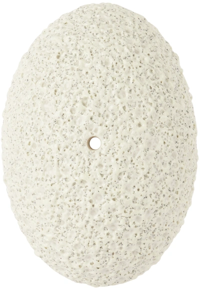 Marloe Marloe Off-white Incense Holder In Lava / Bone