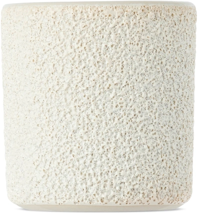 Marloe Marloe Off-white Tumbler Candle In Lava / Bone
