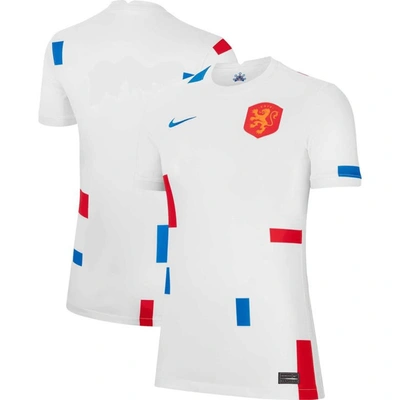 Nike Netherlands 2022 Stadium Away  Women's Dri-fit Soccer Jersey In White