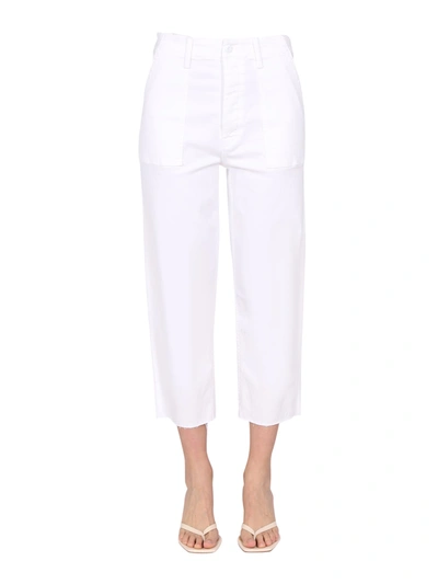 Mother Women's White Other Materials Pants