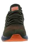 French Connection Men's Nicco Knit Sneakers In Olive