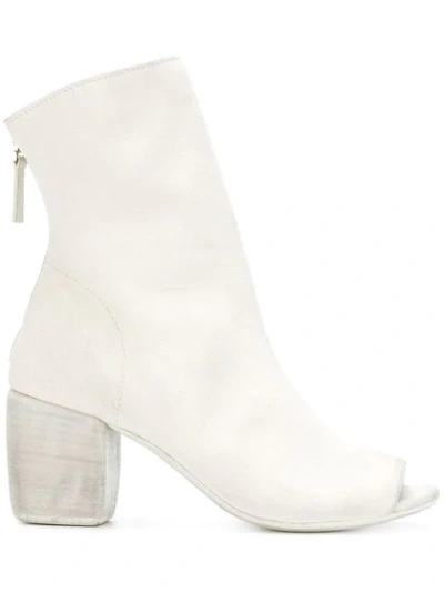 Marsèll Marsell White Suede Mabo Sand Boots