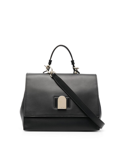 Furla Emma S Top Handle In Black