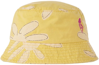 The Animals Observatory Baby Yellow Flowers Starfish Bucket Hat