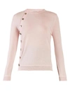 Altuzarra Minamoto Button-through Wool Sweater In Blush-pink