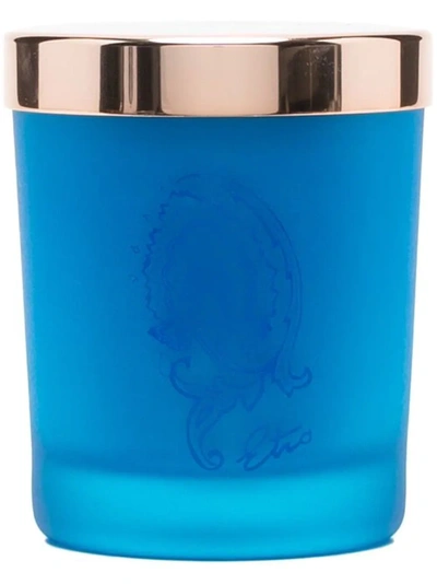 Etro Home Zefiro Scented Candle In Blue