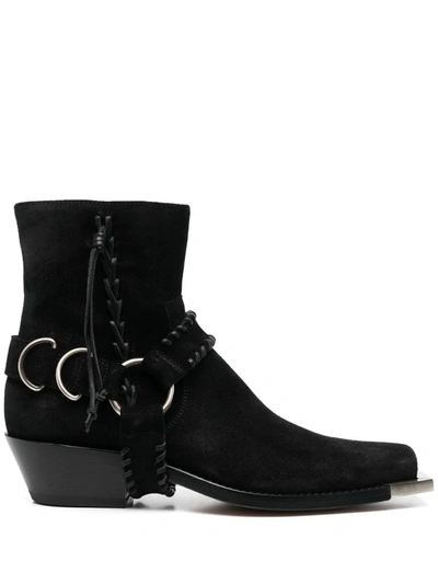 Buttero Square-toe 55mm Ankle Boots In Black