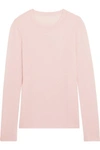 Atm Anthony Thomas Melillo Luxe Essentials Cashmere Sweater In Pink