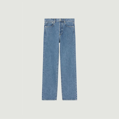 Kenzo Asagaostraight Fit Jeans Blue Male In Bleu