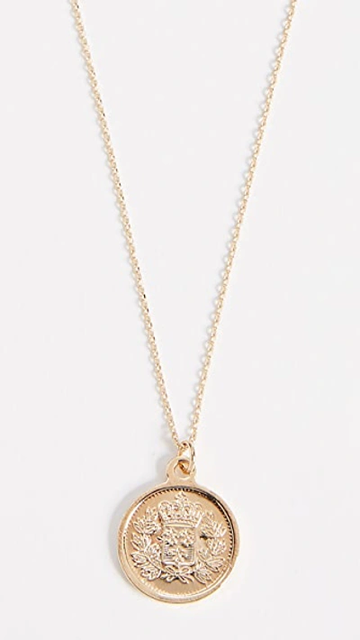 Cloverpost 1971 Necklace In Yellow Gold