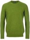 Drumohr Crew Neck Jumper In Green