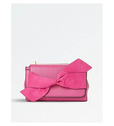 Dune Elloie Bow-detail Shoulder Bag In Pink-synthetic
