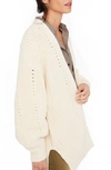 Free People Nightingale Cardigan In Ivory