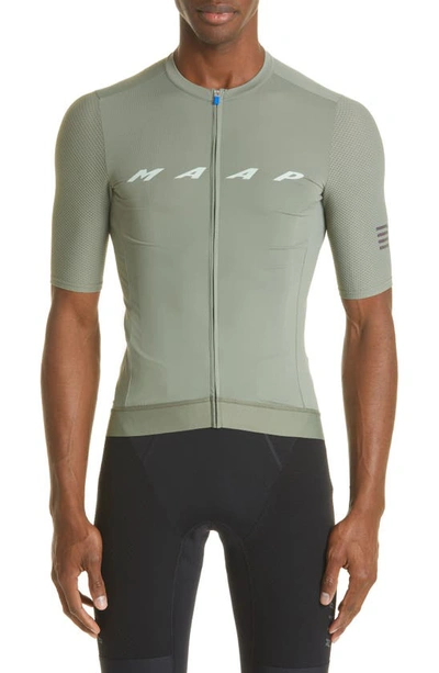 Maap Evade Pro Base Cycling Jersey In Seagrass