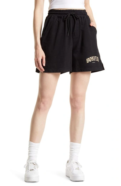 Viva La Bonita Bonita Cotton Shorts In Black