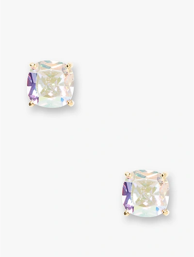 Kate Spade Earrings Mini Small Square Studs In Gold