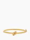Kate Spade Sailor's Knot Hinge Bangle In Gold