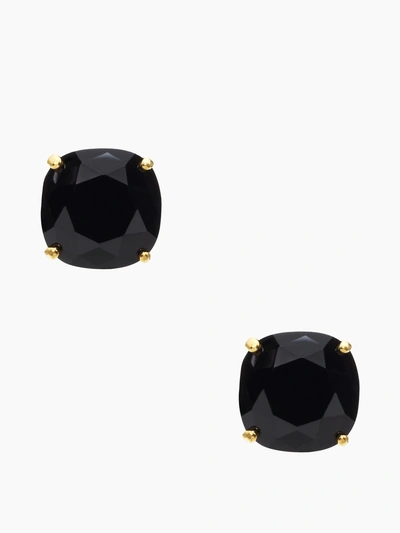 Kate Spade Small Square Studs In Jet