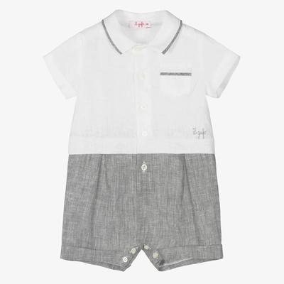 Il Gufo Baby Suit In White