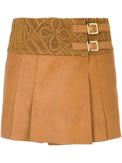 Martha Medeiros Mida Wrap Skirt In Brown
