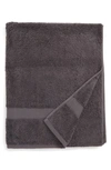 Matouk Lotus Bath Towel In Charcoal Gray