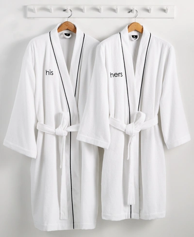 Macy's His Or Hers Robe, 100% Turkish Cotton, Created For  Bedding