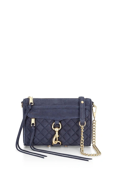 Rebecca Minkoff Quilted Mini M.a.c. Crossbody In Moon