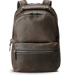 Shinola Men's Runwell Leather Backpack In Charcoal