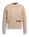 Dsquared2 Sweatshirts In Beige