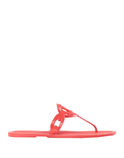 Lauren Ralph Lauren Toe Strap Sandals In Red