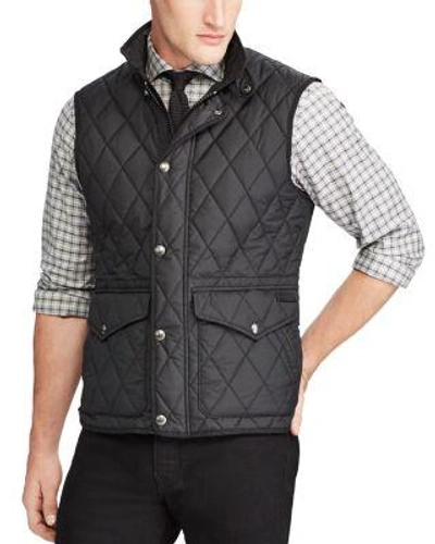 Polo Ralph Lauren Men's Iconic Quilted Vest In Polo Black | ModeSens