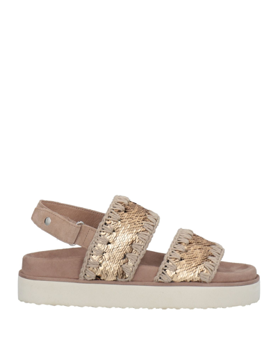 Mou Sandals In Beige | ModeSens