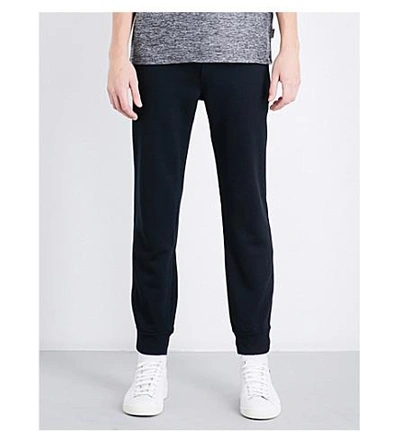 Ted Baker Pethan Jersey Jogging Bottoms In Navy