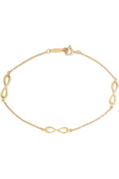 Tiffany & Co Infinity 18-karat Gold Bracelet