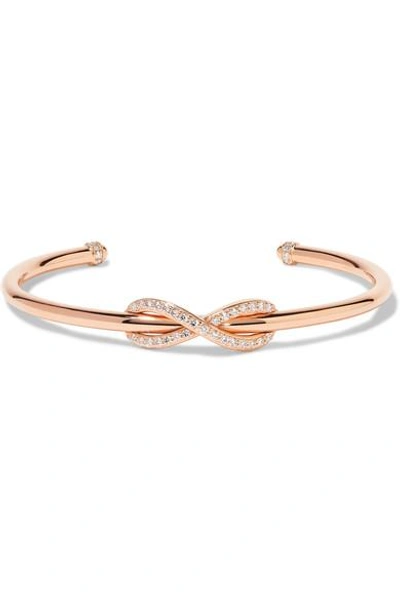 Tiffany & Co Infinity 18-karat Rose Gold Diamond Cuff