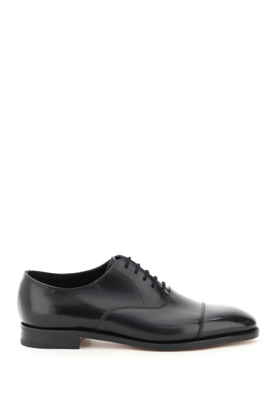 John Lobb City Ii Lace-up Shoes In Black