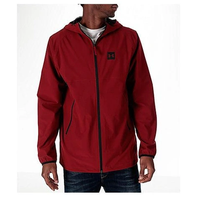 Under Armour Men's Fishtail Wind Jacket, Red
