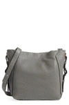 Vince Camuto Fava Leather Bucket Bag - Grey In Greystone