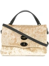 Zanellato Textured Stud Shoulder Bag