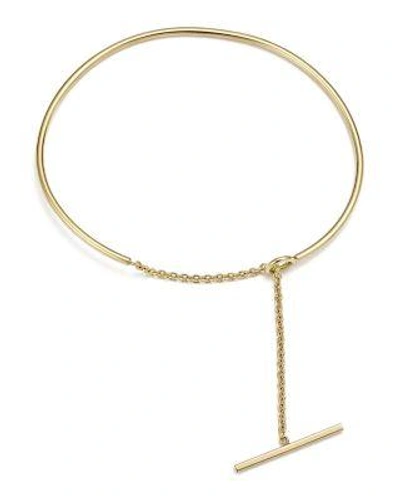 Zoë Chicco 14k Yellow Gold Wire And Toggle Chain Cuff