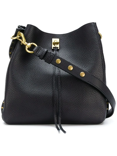 Rebecca Minkoff Small Darren Deerskin Leather Feed Bag - Black