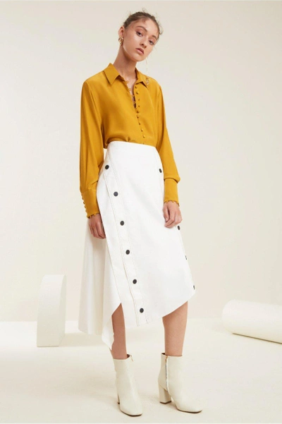 C/meo Collective Desire Skirt In Ivory