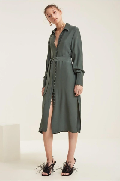 C/meo Collective Substance Dress In Forest