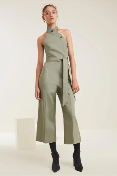 C/meo Collective Desire Jumpsuit In Sage