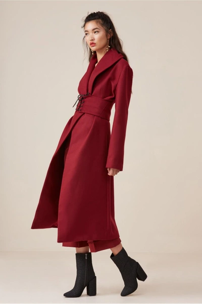 Finders Keepers Direction Coat In Fig