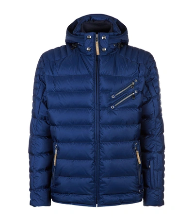 Bogner Steven Double Layer Quilted Jacket In Blue