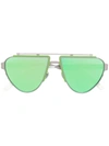 Irresistor Biker Geometric Frame Sunglasses
